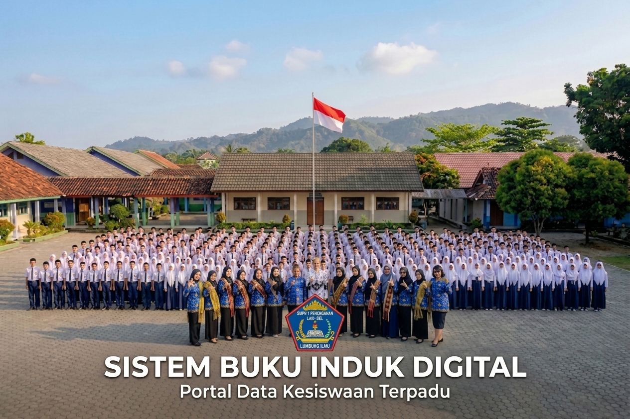 Siswa dan Guru SMPN 1 Penengahan